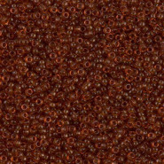 Miyuki seed beads 15/0 - Transparent dark topaz 15-134